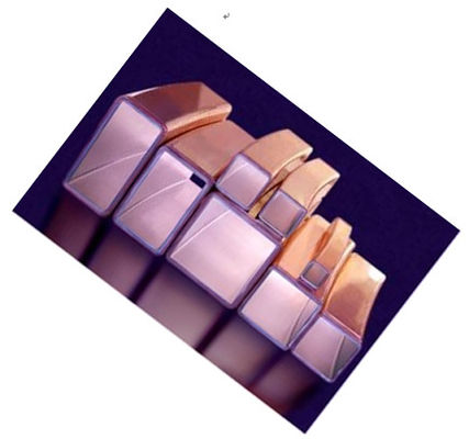 China single tapered double tapered multi-tapered parabolic tapered Ni Coating Square Model Copper Mould Tube supplier