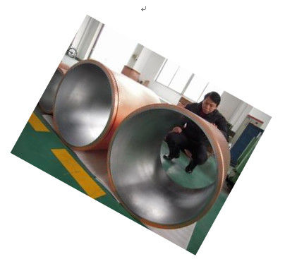 China Quadruplicate Taper Copper Mould Tube For CCM , Large Diameter Continuous Casting Mould supplier