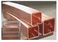 High Strength Copper Rectangular Tubing / Annealed Copper Tube With Wall Thickness 6-50mm supplier