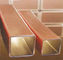 High Strength Copper Rectangular Tubing / Annealed Copper Tube With Wall Thickness 6-50mm supplier