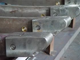 Rigid Dummy Bar and tundish for Four Strands continuous Casting Machine