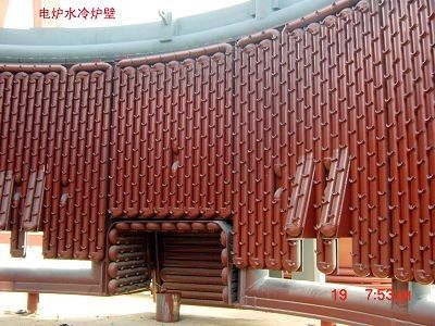 Large Water Cooled Panel / Water Cooled Roof Receive Cooling Water From A Cooling Tower