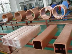 Round Blank Copper Mould Tube For CCM , Single Tapered Copper Mould Plate Optional Size
