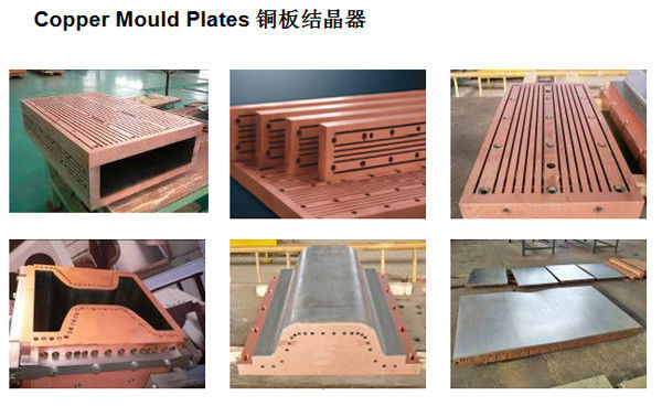 Copper mould plate for high speed and high efficiency Rectangular and plate CCM