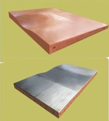 China Chrome Coating Copper Sheet Plate , Low Carbon 1 Mm Thick Copper Sheet For Casting Machine supplier