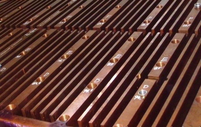 Longer Funels Copper Mould Plate and wide Type Shorter Funel With Good Thermal Performance