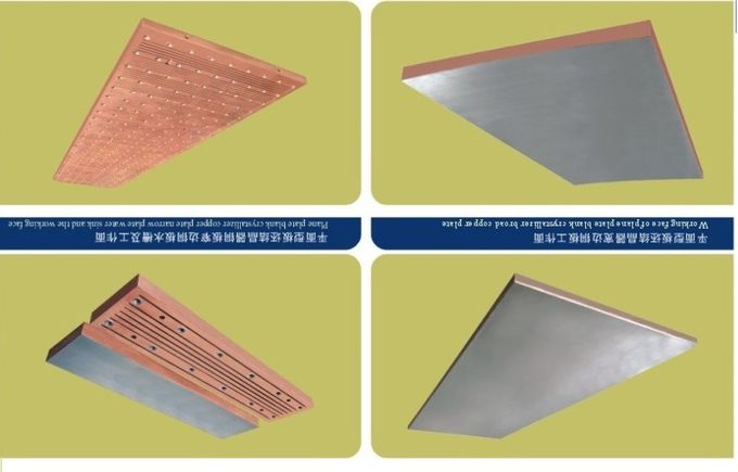 Narrow Wider Sizes Copper Mould Plate and Square Structural With Long Or Short Funel type