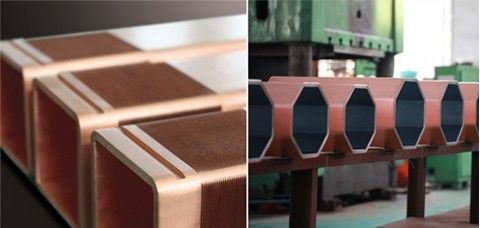 CCM Straight Or Curved  Outer Contour Parallel H beam Copper Mould Tube
